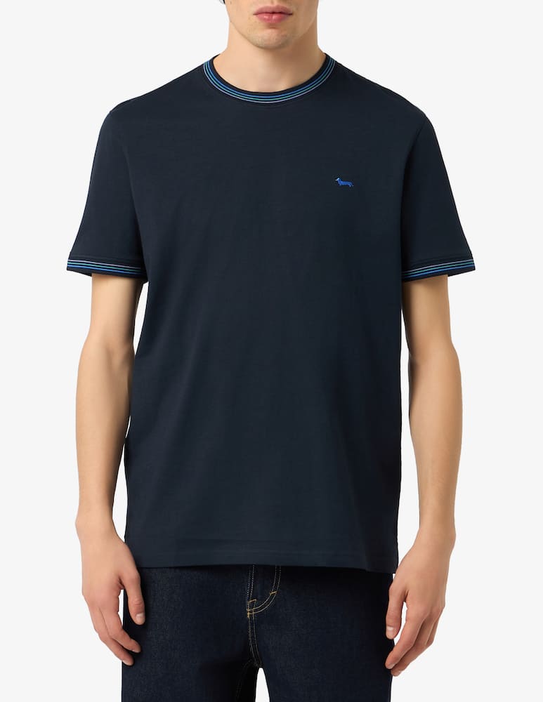 rinascente Harmont & Blaine T-shirt con bordini contrasto