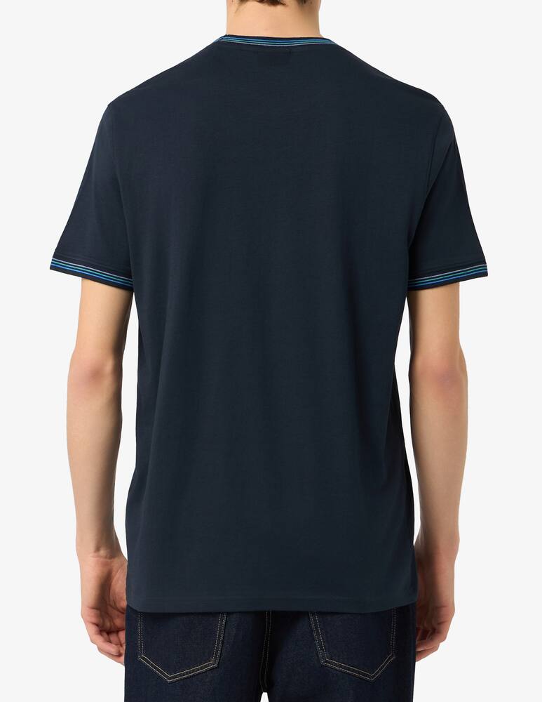 Harmont & Blaine T-shirt con bordini contrasto - immagine 3