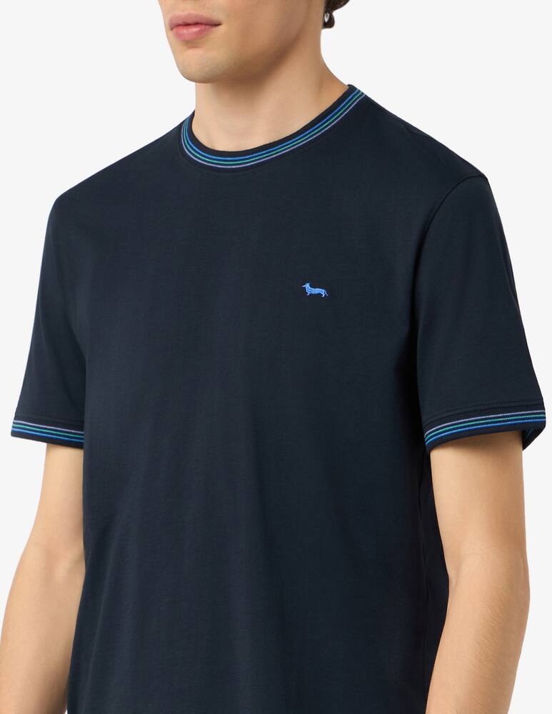 rinascente Harmont & Blaine T-shirt con bordini contrasto