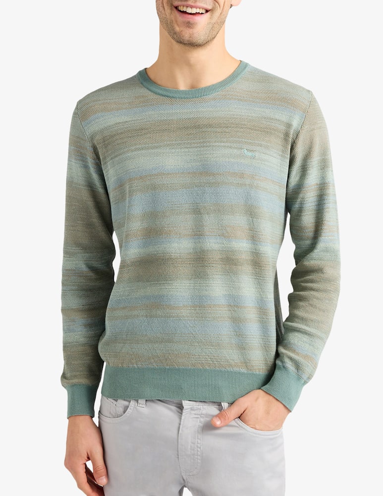 rinascente Harmont & Blaine Striped cotton knit jumper