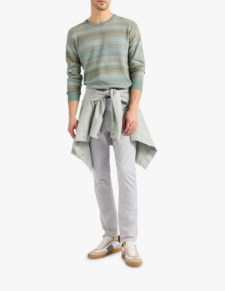 rinascente Harmont & Blaine Striped cotton knit jumper