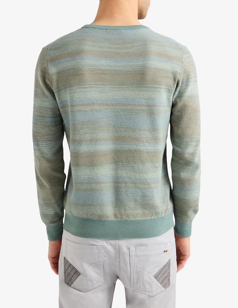 rinascente Harmont & Blaine Striped cotton knit jumper