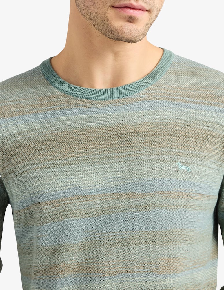 rinascente Harmont & Blaine Striped cotton knit jumper