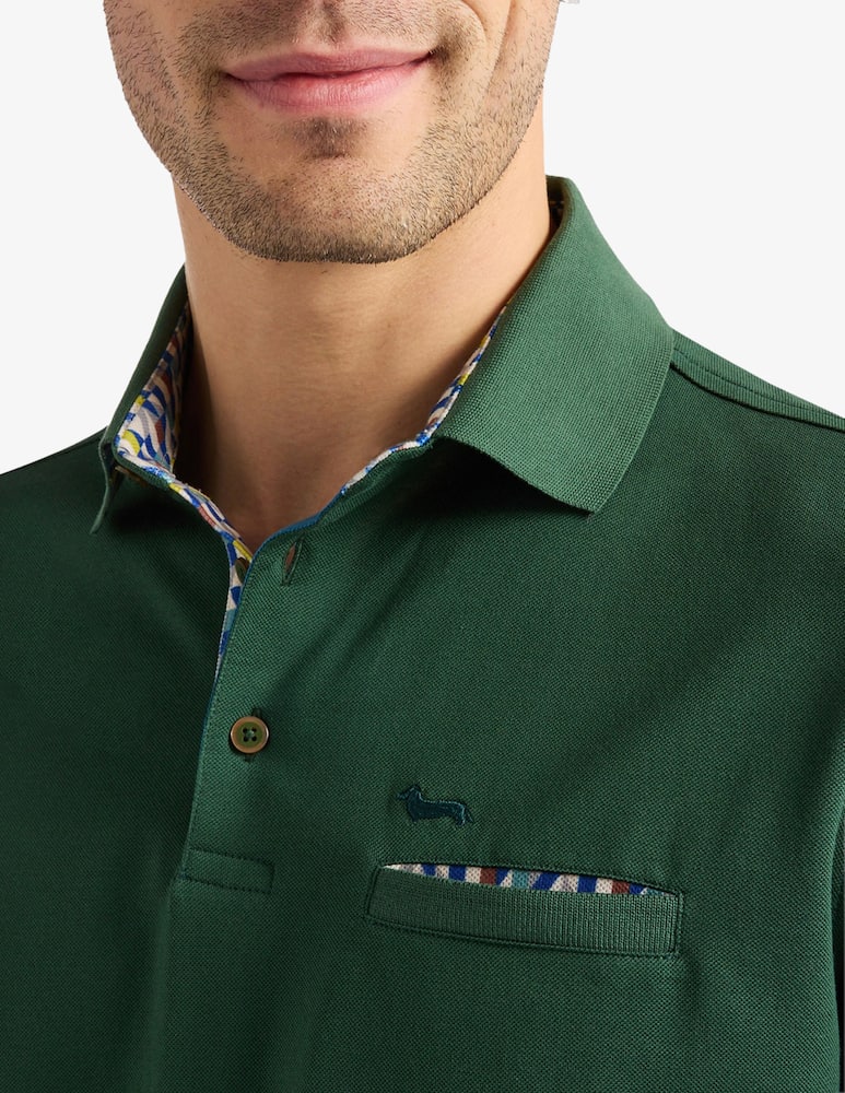 rinascente Harmont & Blaine Polo shirt with contrast collar