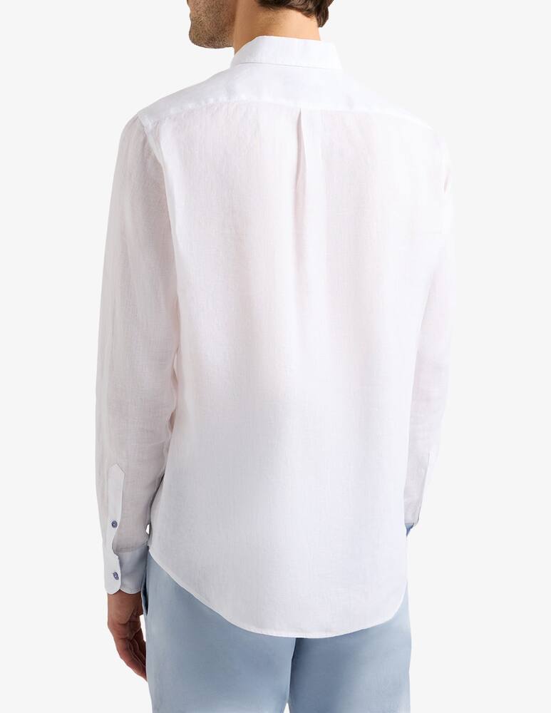 Harmont & Blaine Camicia in lino con fasce frontali - immagine 3 Harmont & Blaine Camicia in lino con fasce frontali - immagine 3