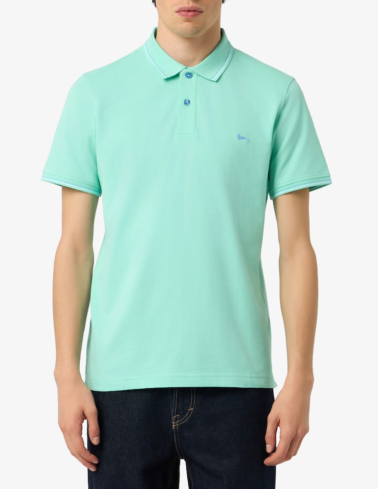 rinascente Harmont & Blaine Piqué stretch polo shirt