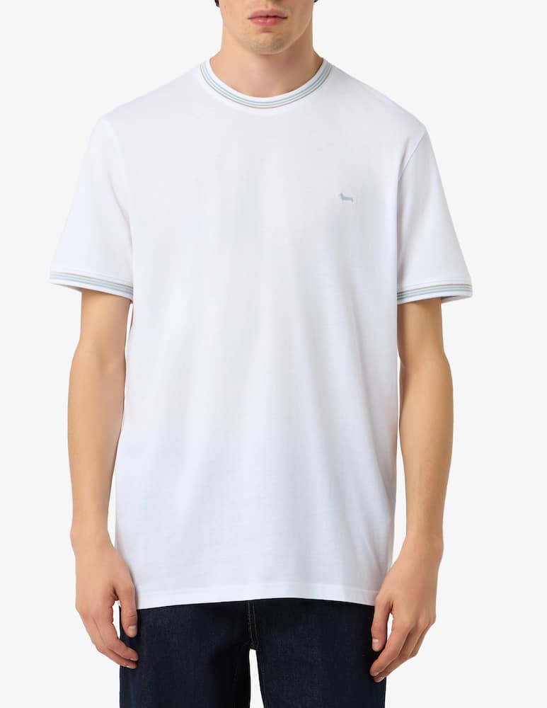 rinascente Harmont & Blaine T-shirt con bordi a contrasto