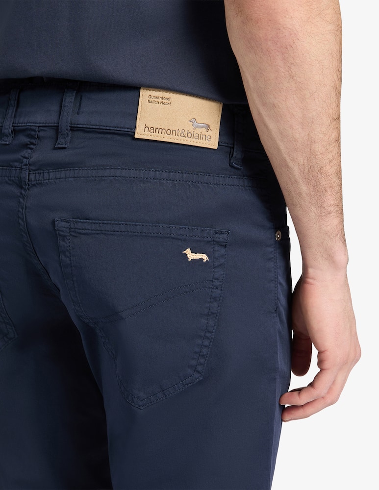 Harmont & Blaine Pantaloni 5 tasche in gabardina stretch - immagine 4 Harmont & Blaine Pantaloni 5 tasche in gabardina stretch - immagine 4