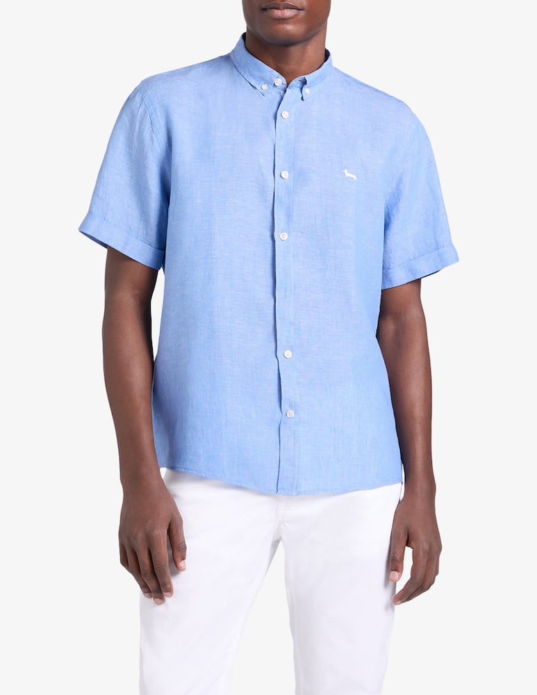 Harmont & Blaine Camicia manica corta in lino - immagine 1 Harmont & Blaine Camicia manica corta in lino - immagine 1