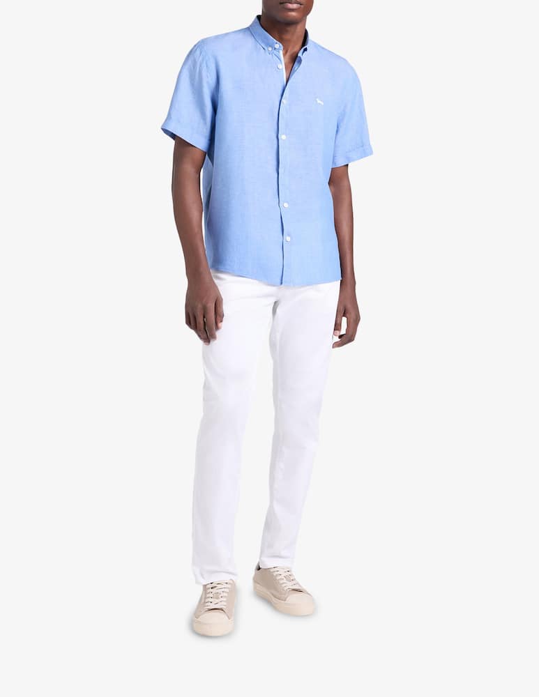 rinascente Harmont & Blaine Linen short sleeve shirt