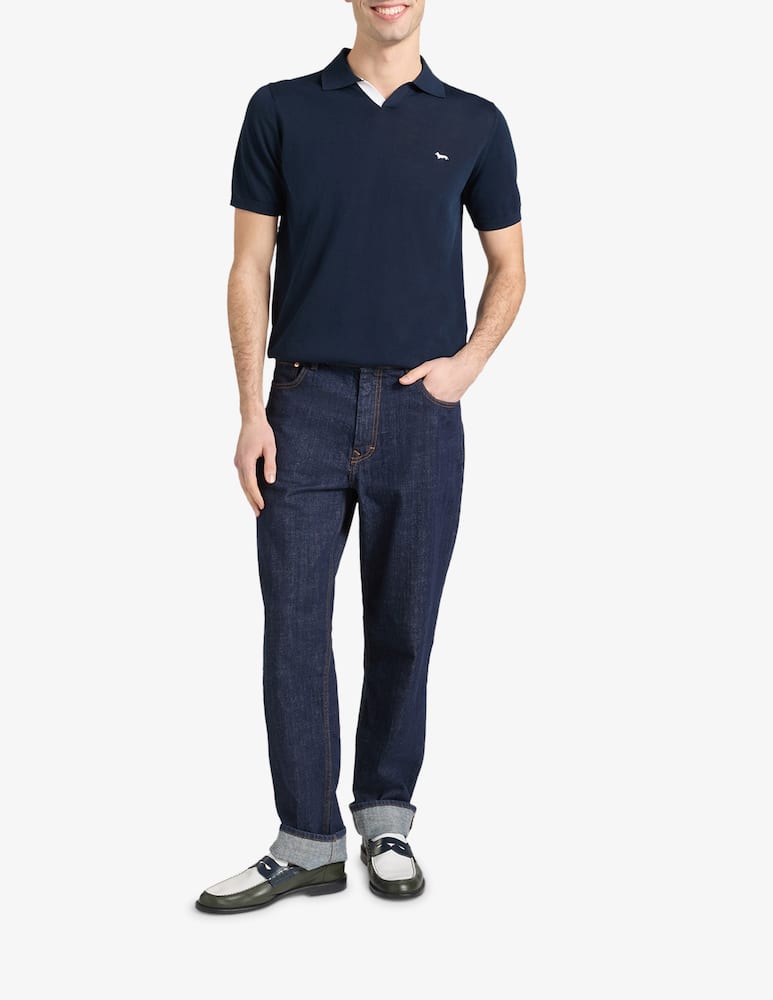 rinascente Harmont & Blaine Crepe knit polo shirt