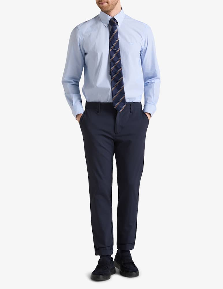rinascente Harmont & Blaine Camicia a righe con collo button-down