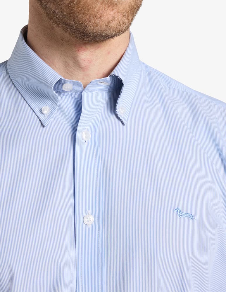 rinascente Harmont & Blaine Camicia a righe con collo button-down