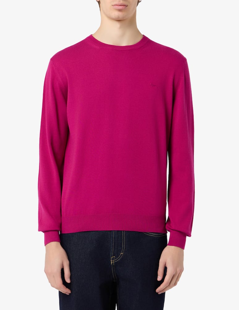 rinascente Harmont & Blaine Maglia girocollo in cotone rasato