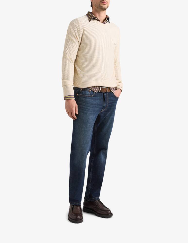 Harmont & Blaine Maglia girocollo in cotone operato - immagine 2