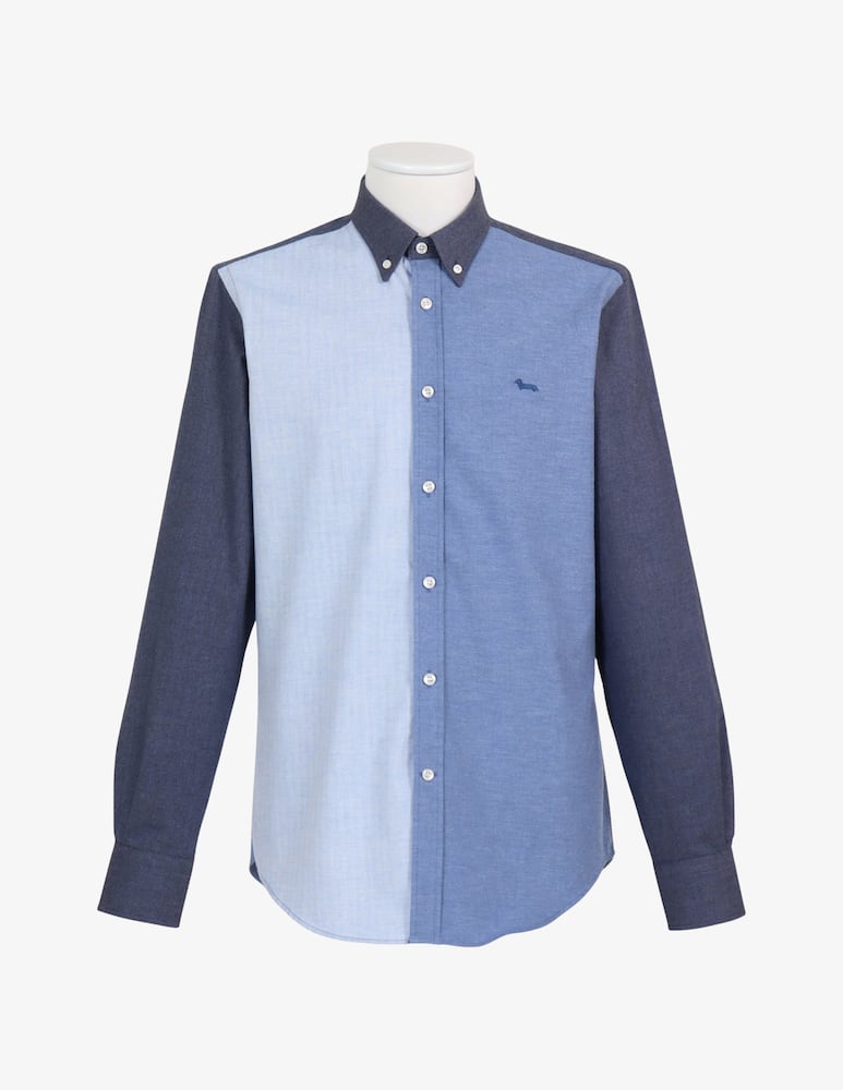 Harmont & Blaine Colour-block button-down shirt - picture 1 Harmont & Blaine Colour-block button-down shirt - picture 1