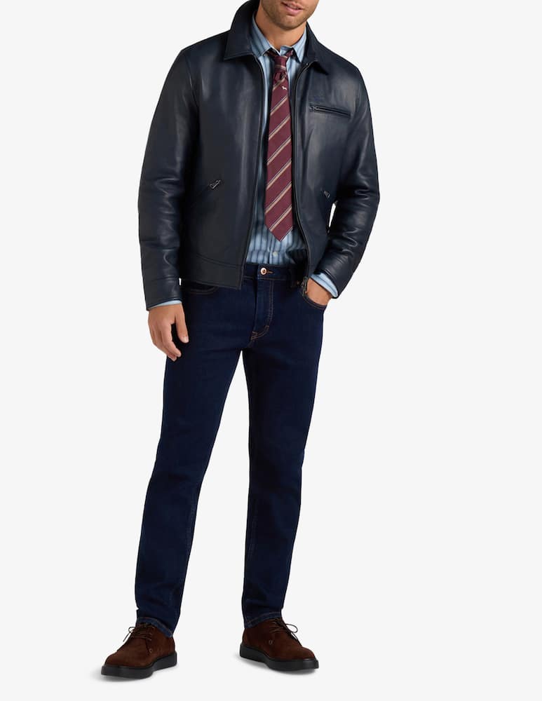 Harmont & Blaine Leather bomber jacket - picture 2 Harmont & Blaine Leather bomber jacket - picture 2