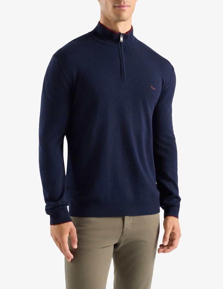 rinascente Harmont & Blaine Maglia mezza zip in lana