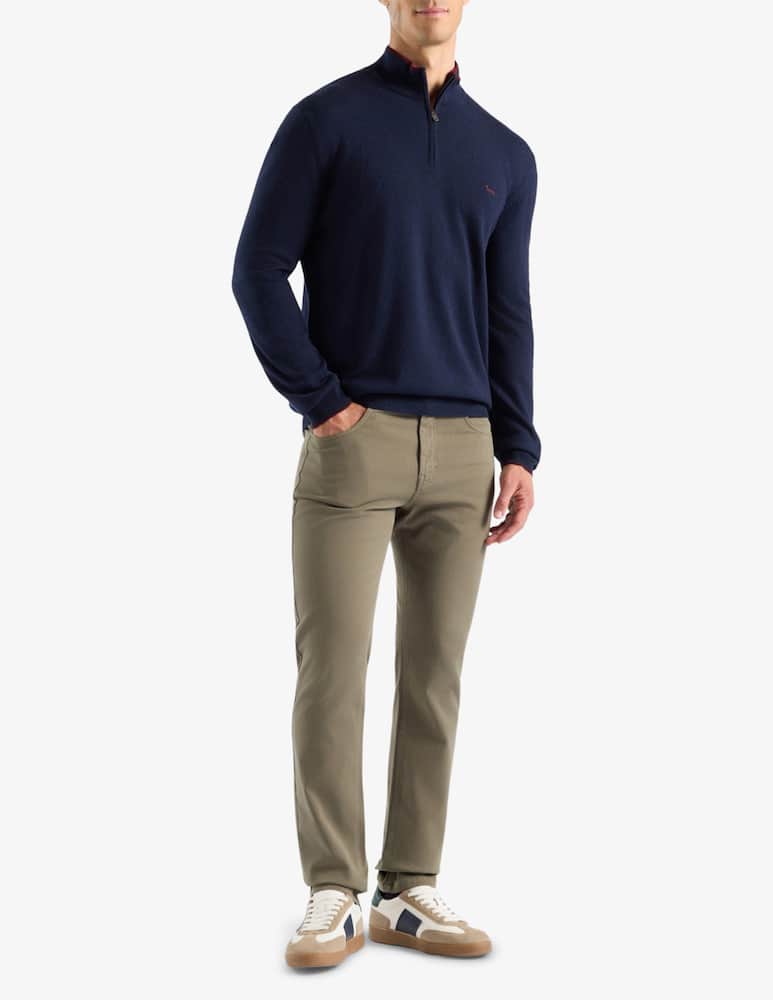 rinascente Harmont & Blaine Maglia mezza zip in lana