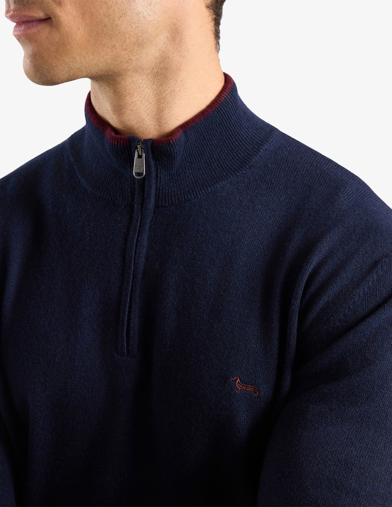 rinascente Harmont & Blaine Maglia mezza zip in lana