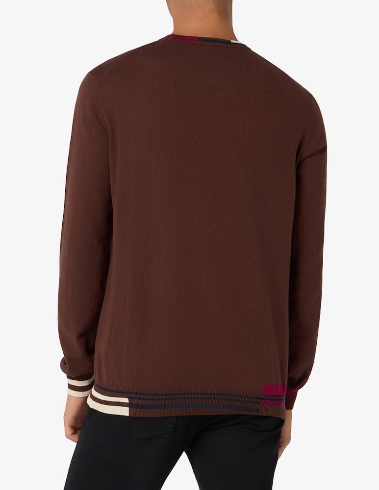 Harmont & Blaine Maglia a profili in cotone e lana - immagine 3 Harmont & Blaine Maglia a profili in cotone e lana - immagine 3