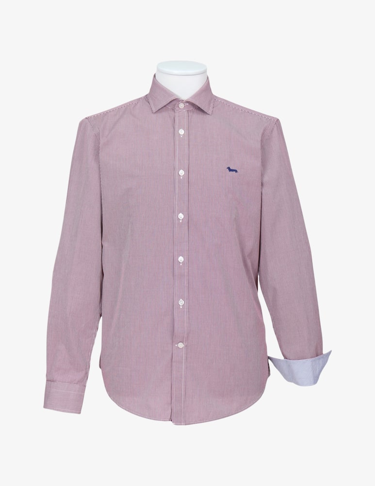 rinascente Harmont & Blaine Micro gingham shirt