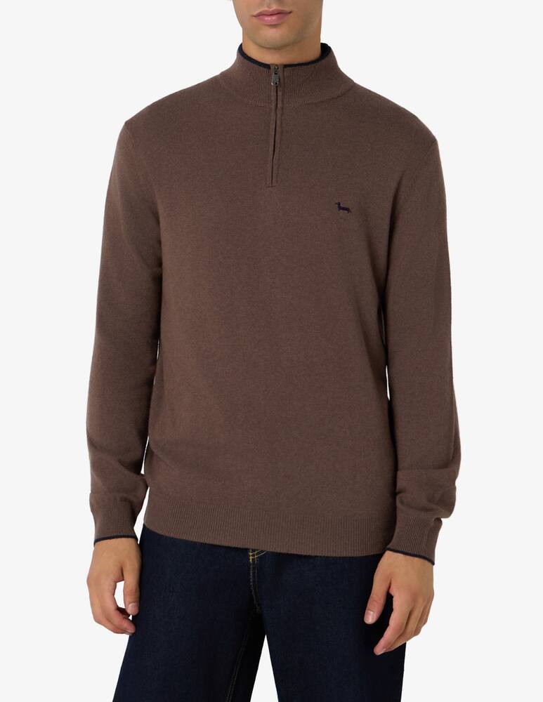 rinascente Harmont & Blaine Zip-neck wool jumper