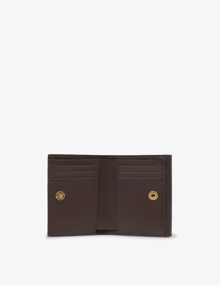 rinascente ETRO Small tumbled leather Pony wallet