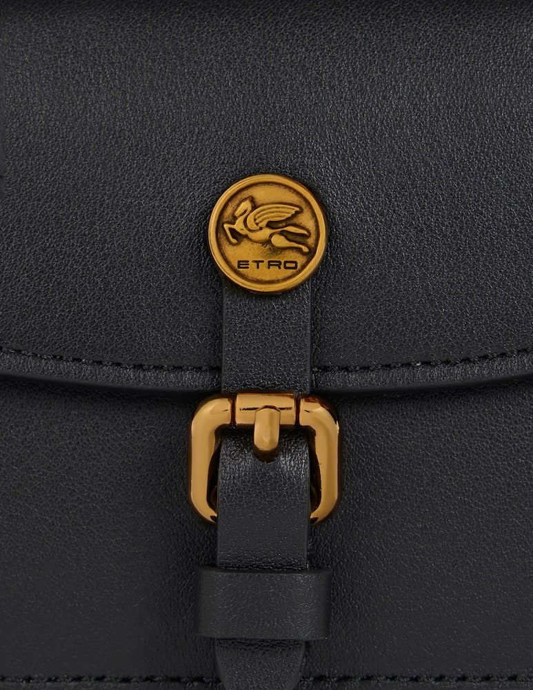 rinascente ETRO Leather Pony card holder
