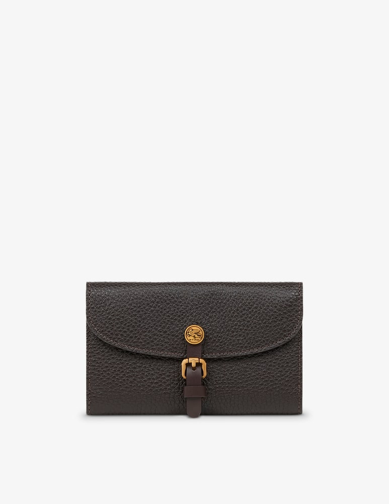 rinascente ETRO Hammered leather Pony wallet