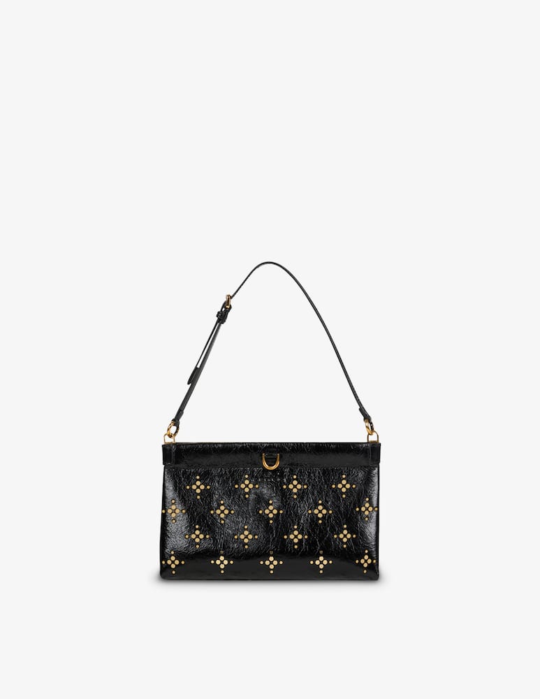 rinascente ETRO Clutch talk piccola in pelle con borchie