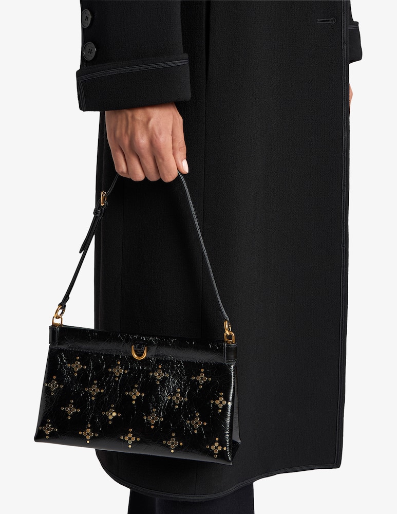 rinascente ETRO Clutch talk piccola in pelle con borchie