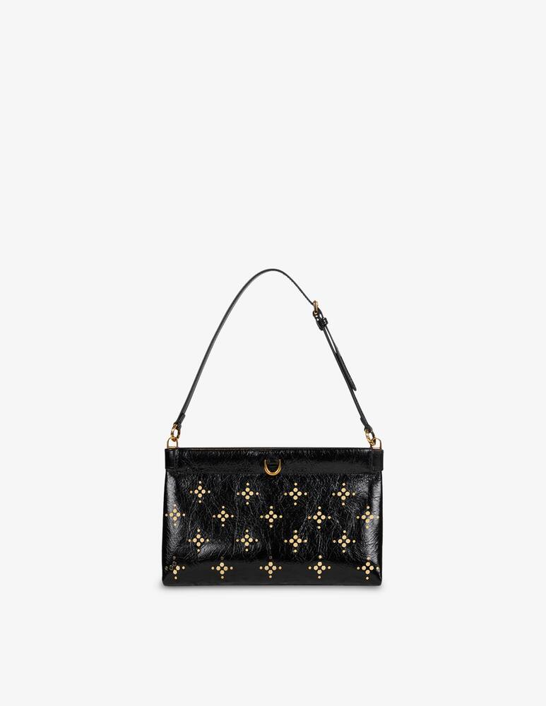 rinascente ETRO Clutch talk piccola in pelle con borchie