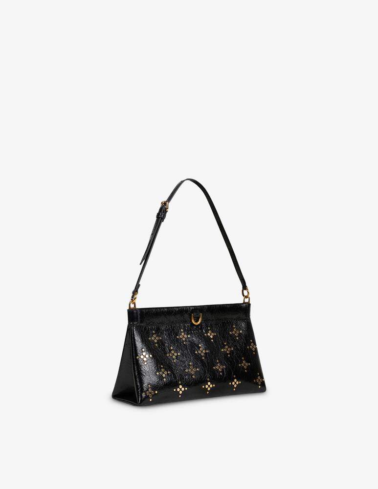 rinascente ETRO Clutch talk piccola in pelle con borchie