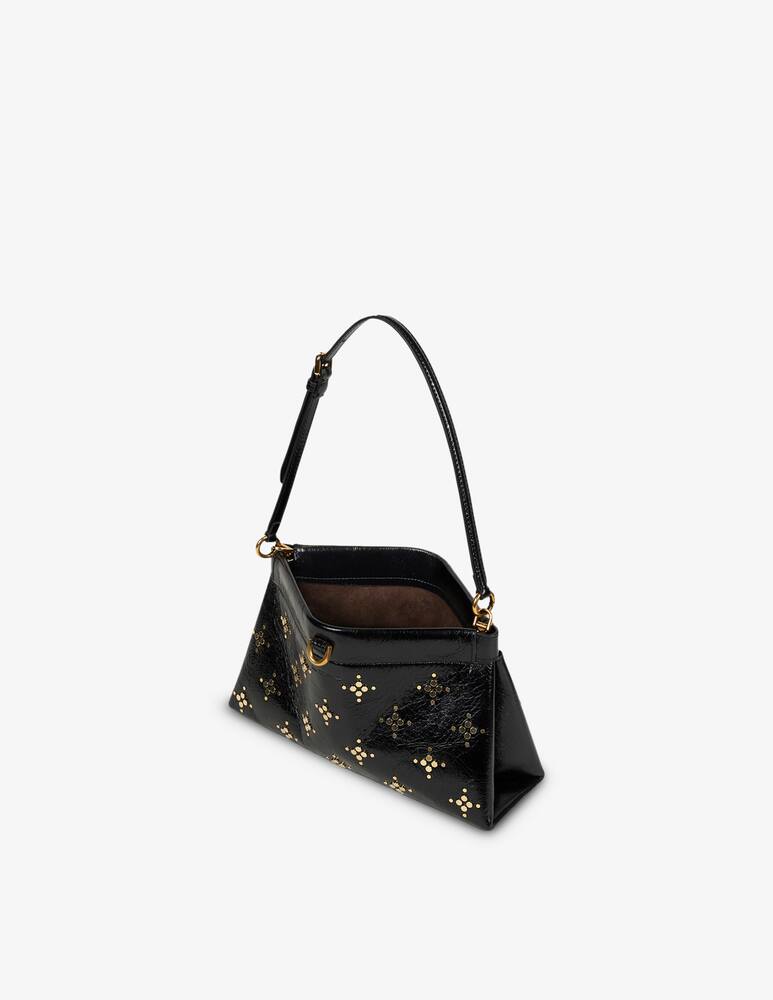 rinascente ETRO Clutch talk piccola in pelle con borchie