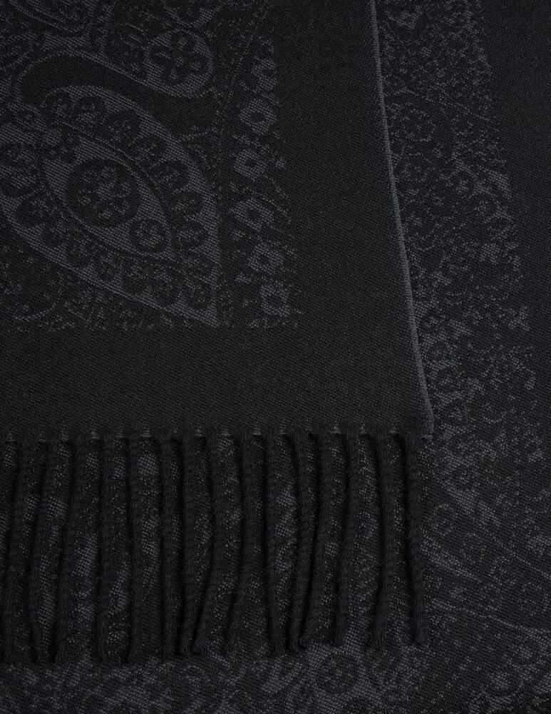 rinascente ETRO Wool jacquard scarf with floral paisley motif