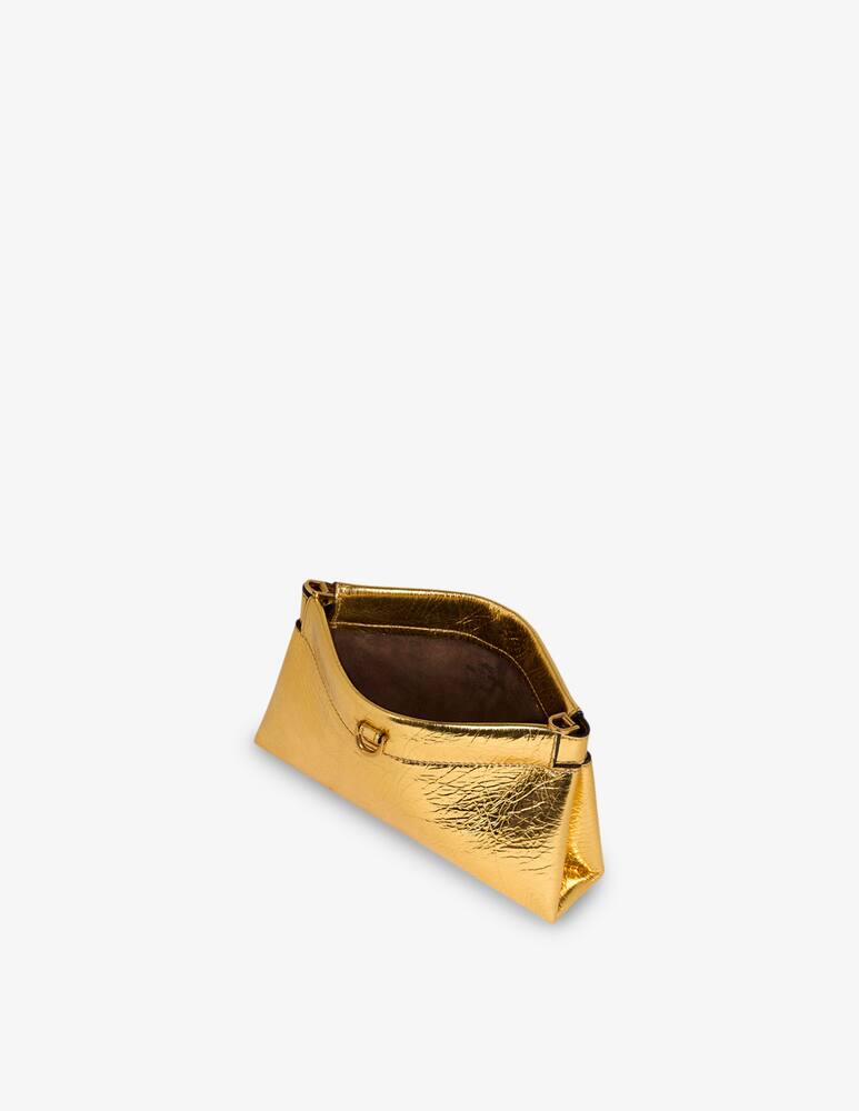 rinascente ETRO Mini leather clutch talk with chain shoulder strap