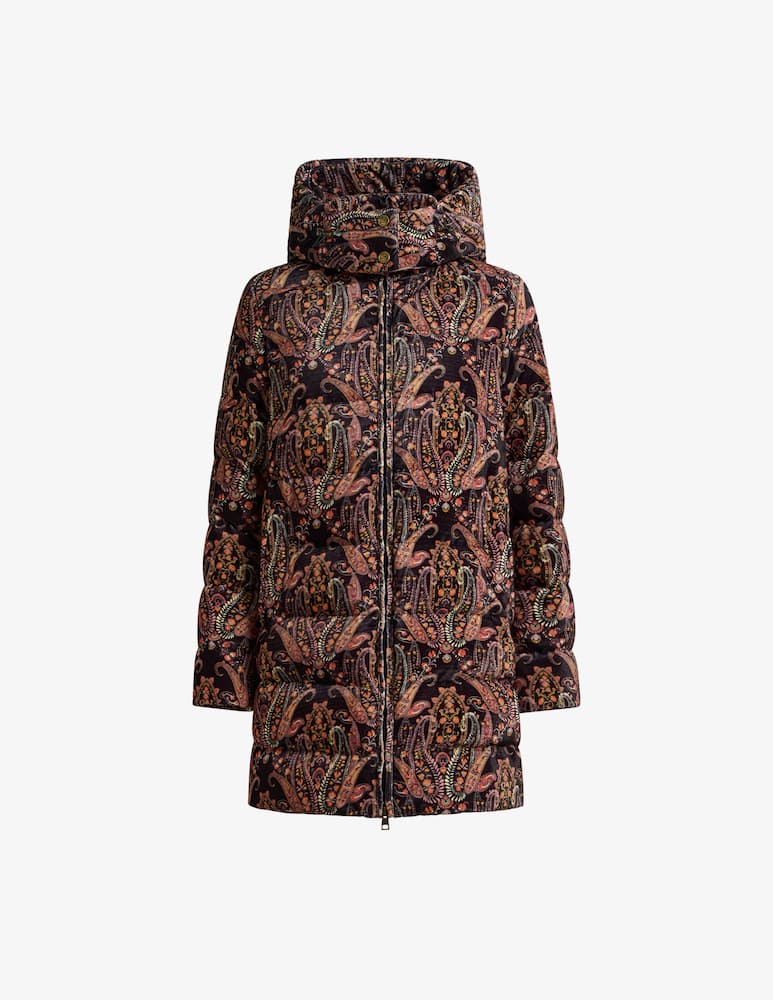 rinascente ETRO Piumino in velluto con motivo paisley floreale