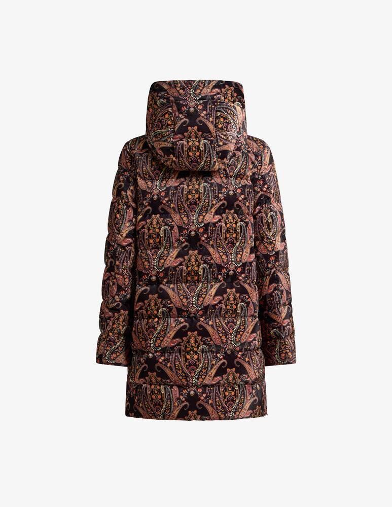 rinascente ETRO Piumino in velluto con motivo paisley floreale