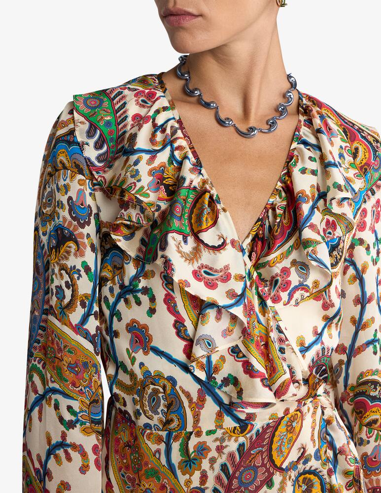rinascente ETRO Maxi wrap dress