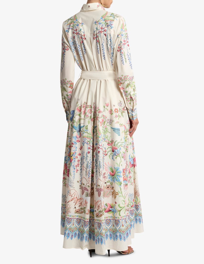 rinascente ETRO Maxi shirt dress with belt