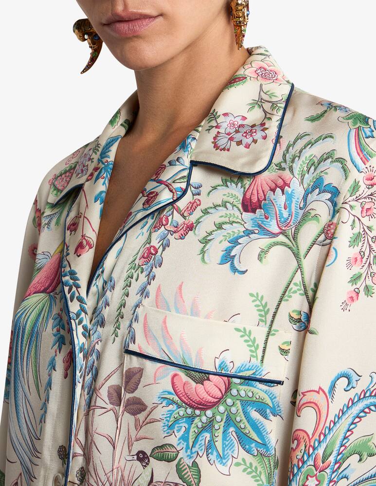 rinascente ETRO Loose fit shirt with patch pockets