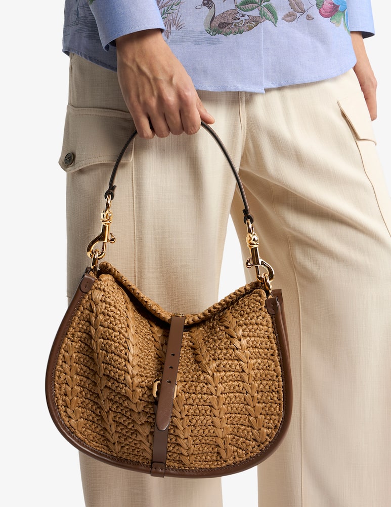 ETRO Borsa Pony media in rafia crochet - immagine 2 ETRO Borsa Pony media in rafia crochet - immagine 2