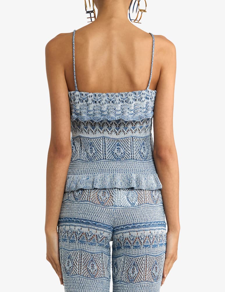 ETRO Crocheted cotton top - picture 3 ETRO Crocheted cotton top - picture 3