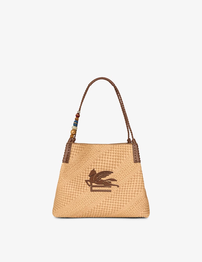 rinascente ETRO Raffia Libra tote bag