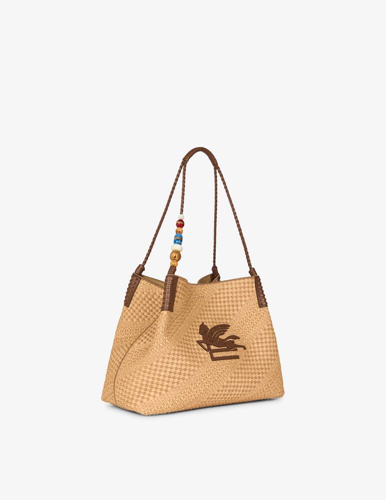 rinascente ETRO Raffia Libra tote bag