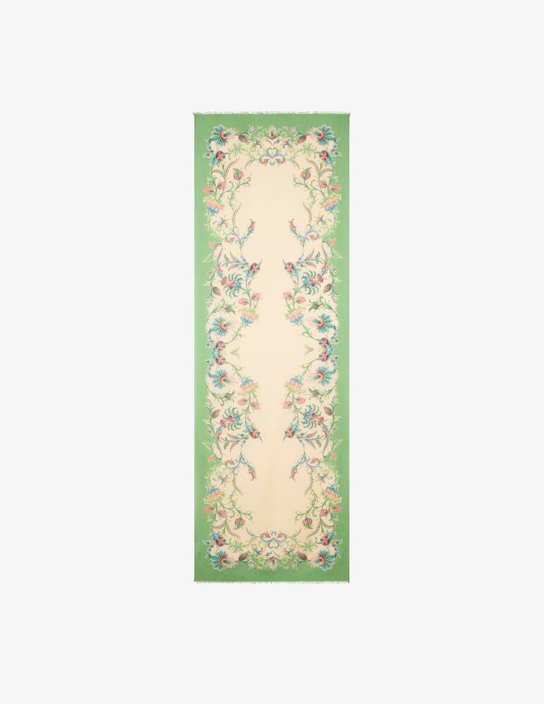 rinascente ETRO Cotton-Blend jacquard scarf with floral motif