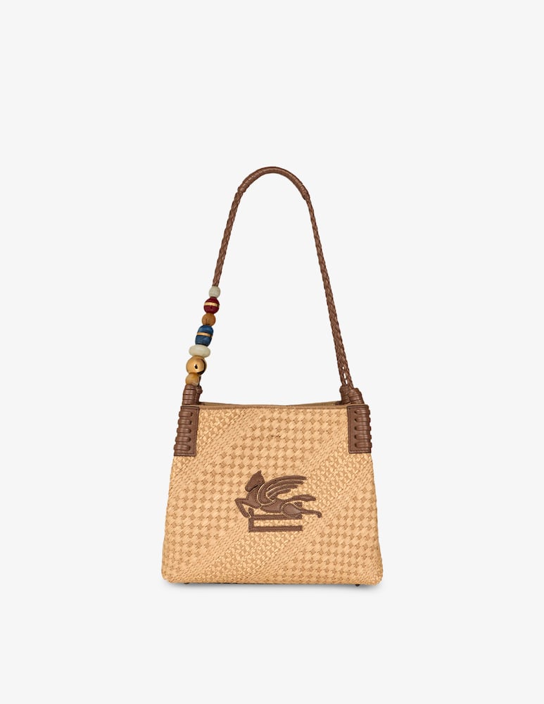 rinascente ETRO Small raffia Libra tote bag