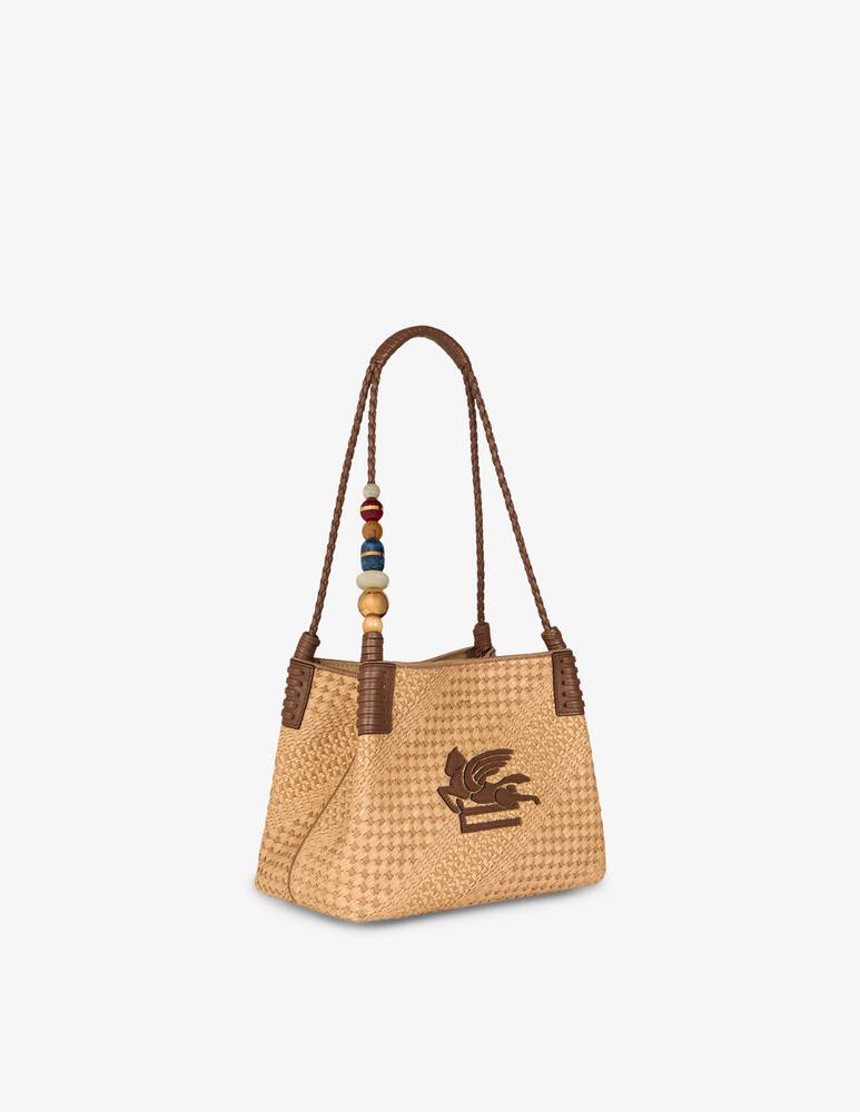 rinascente ETRO Small raffia Libra tote bag