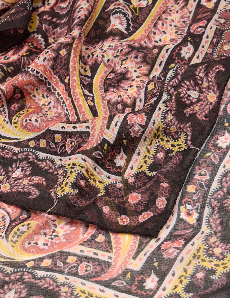 ETRO Modal shawl with floral paisley motif - picture 3 ETRO Modal shawl with floral paisley motif - picture 3